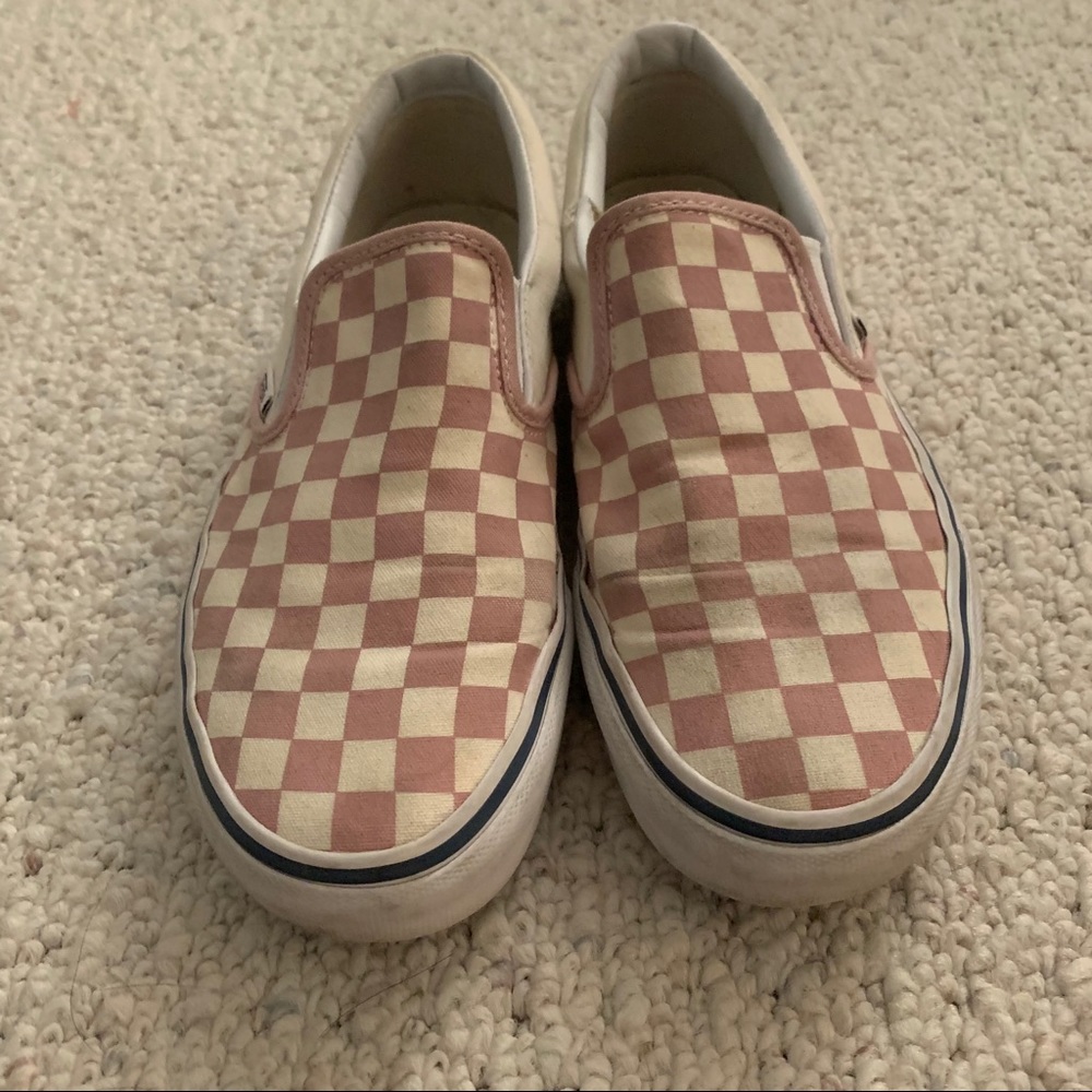 Well loved/Worn Vans Authentic Slip-ons